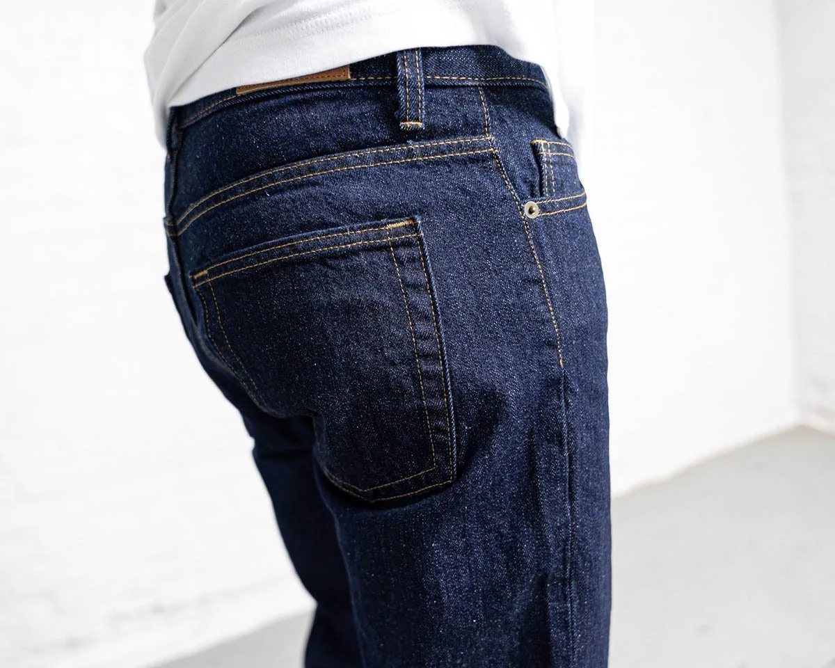 100% Cotton Boot Cut Dark Wash - Image 10