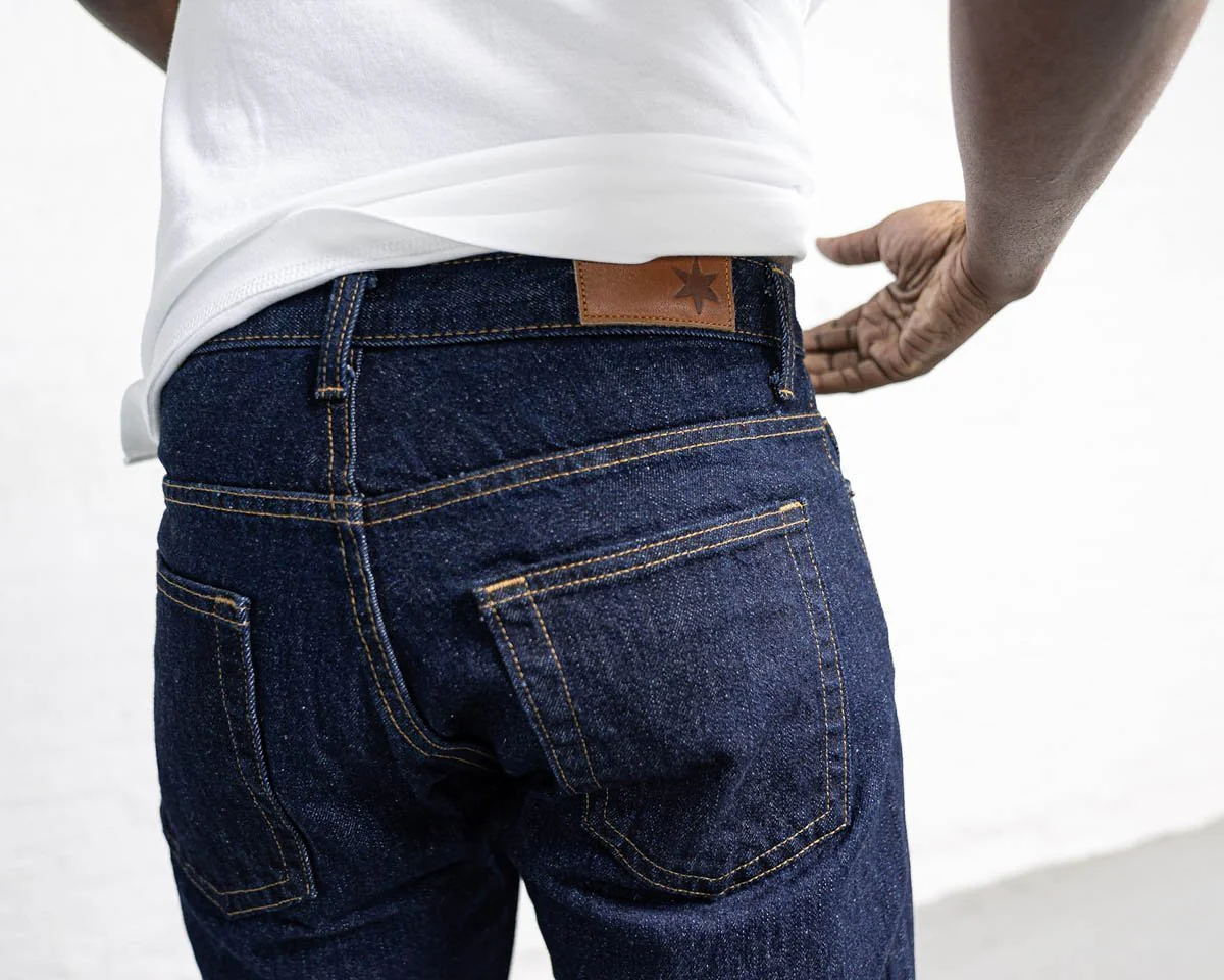 100% Cotton Boot Cut Dark Wash - Image 8
