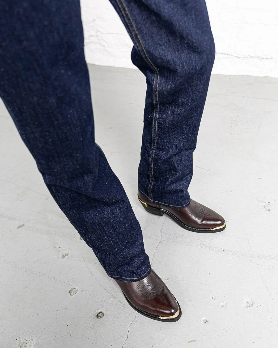 100% Cotton Boot Cut Dark Wash - Image 9