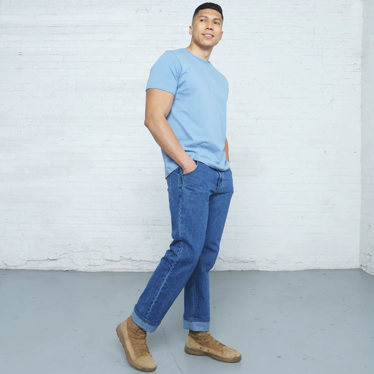 100% Cotton Relaxed Fit Stone Wash - Image 4