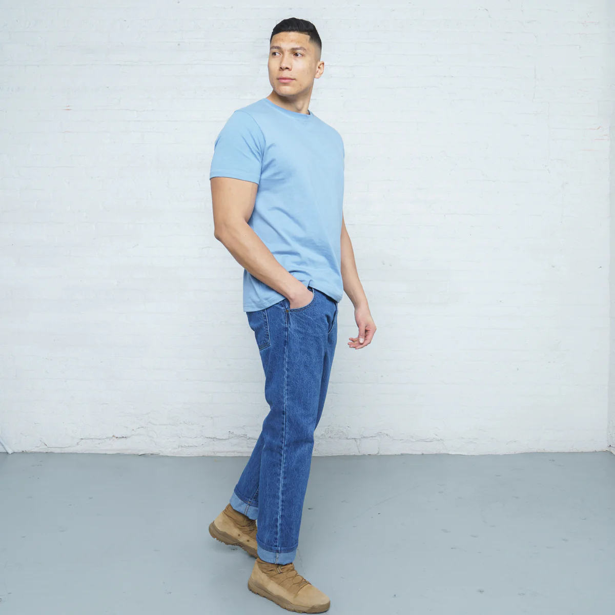 100% Cotton Relaxed Fit Stone Wash - Image 5