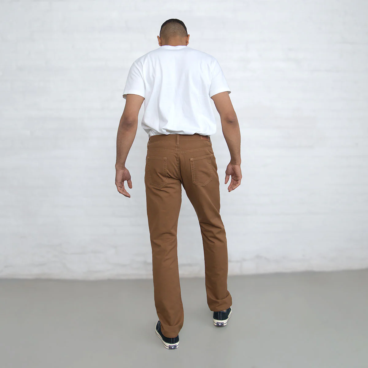 100% Cotton Tailored Fit Brown - Image 10