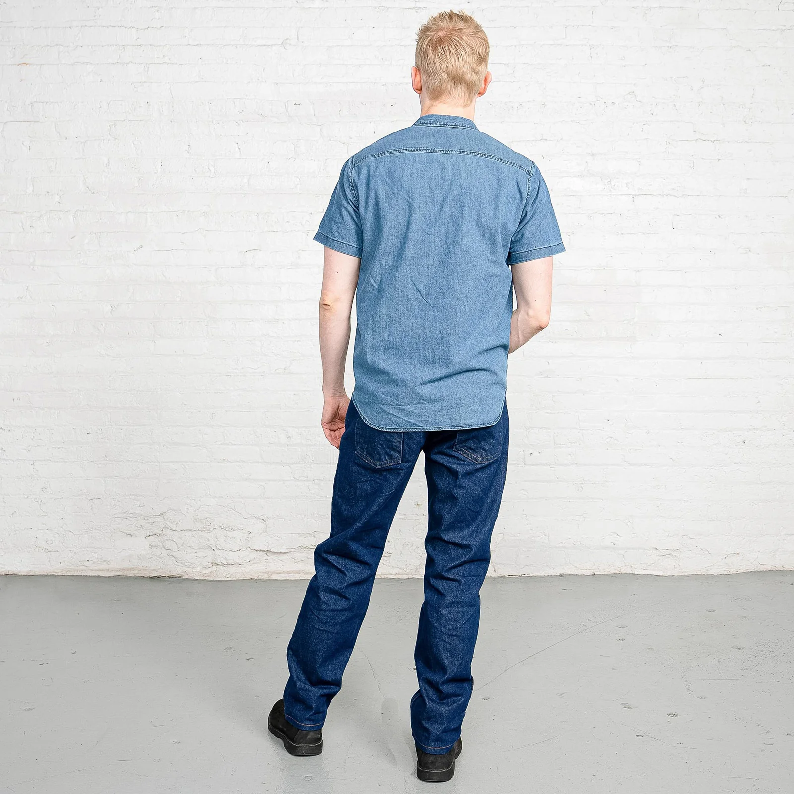 100% Cotton Tailored Fit Dark Wash - Image 3