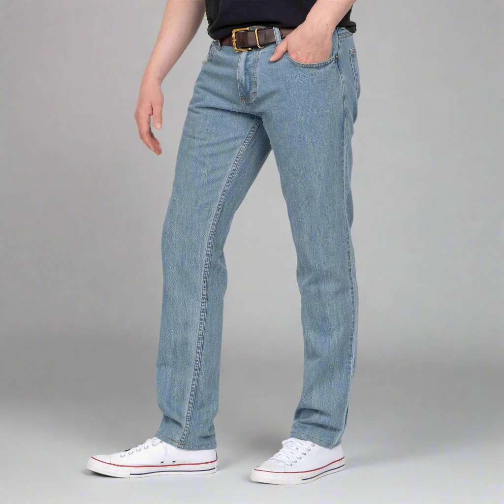 Tailored Fit Summer Weight Iced Indigo 100% Cotton - Image 5