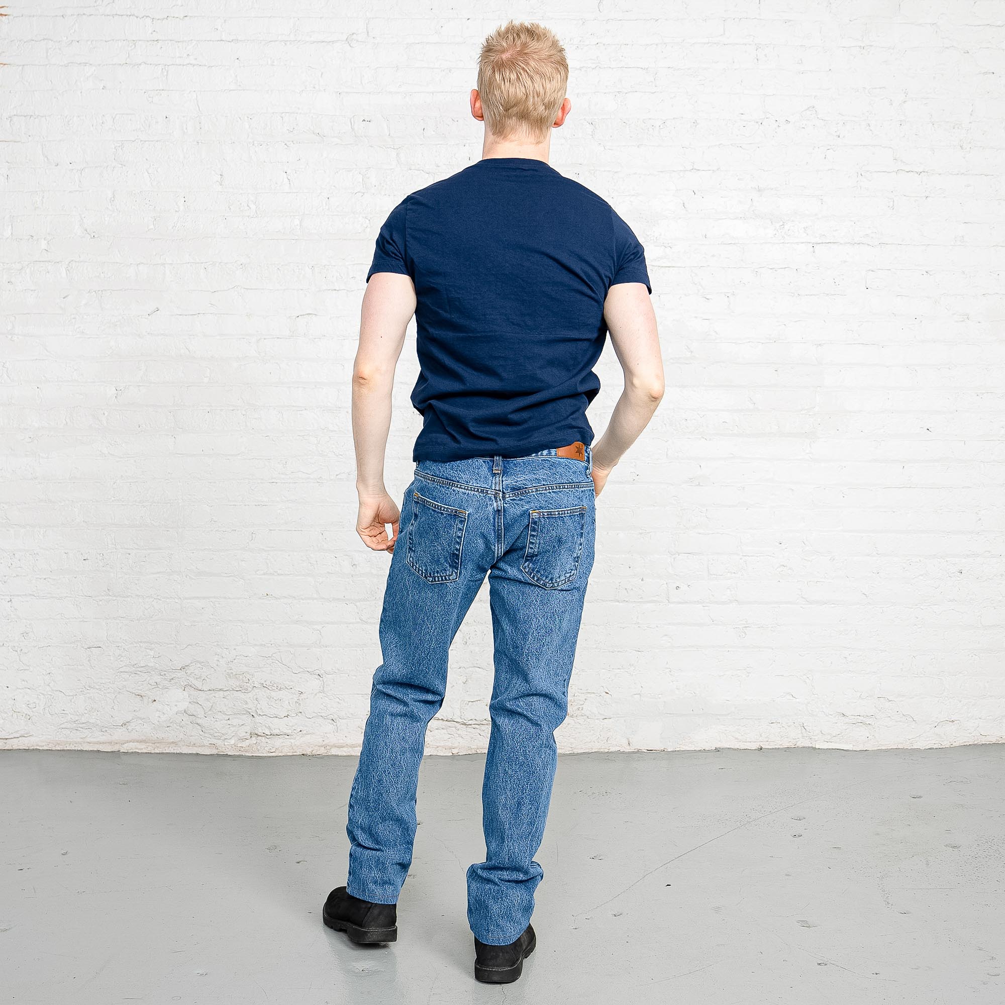 100% Cotton Tailored Fit Stone Wash - Image 3