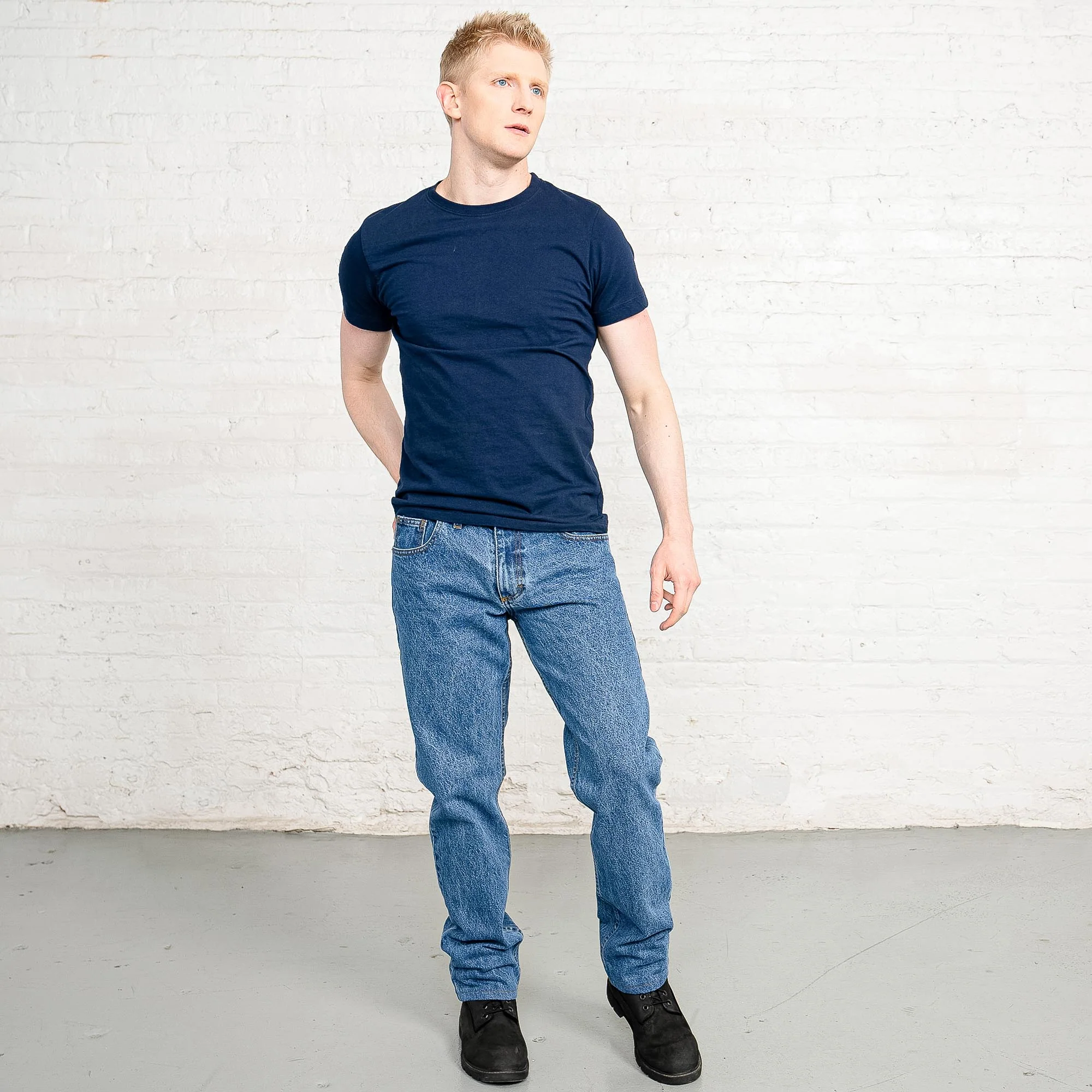 100% Cotton Tailored Fit Stone Wash - Image 4