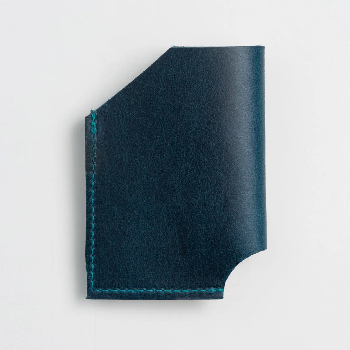 Aqua Leather Card Holder - Image 3