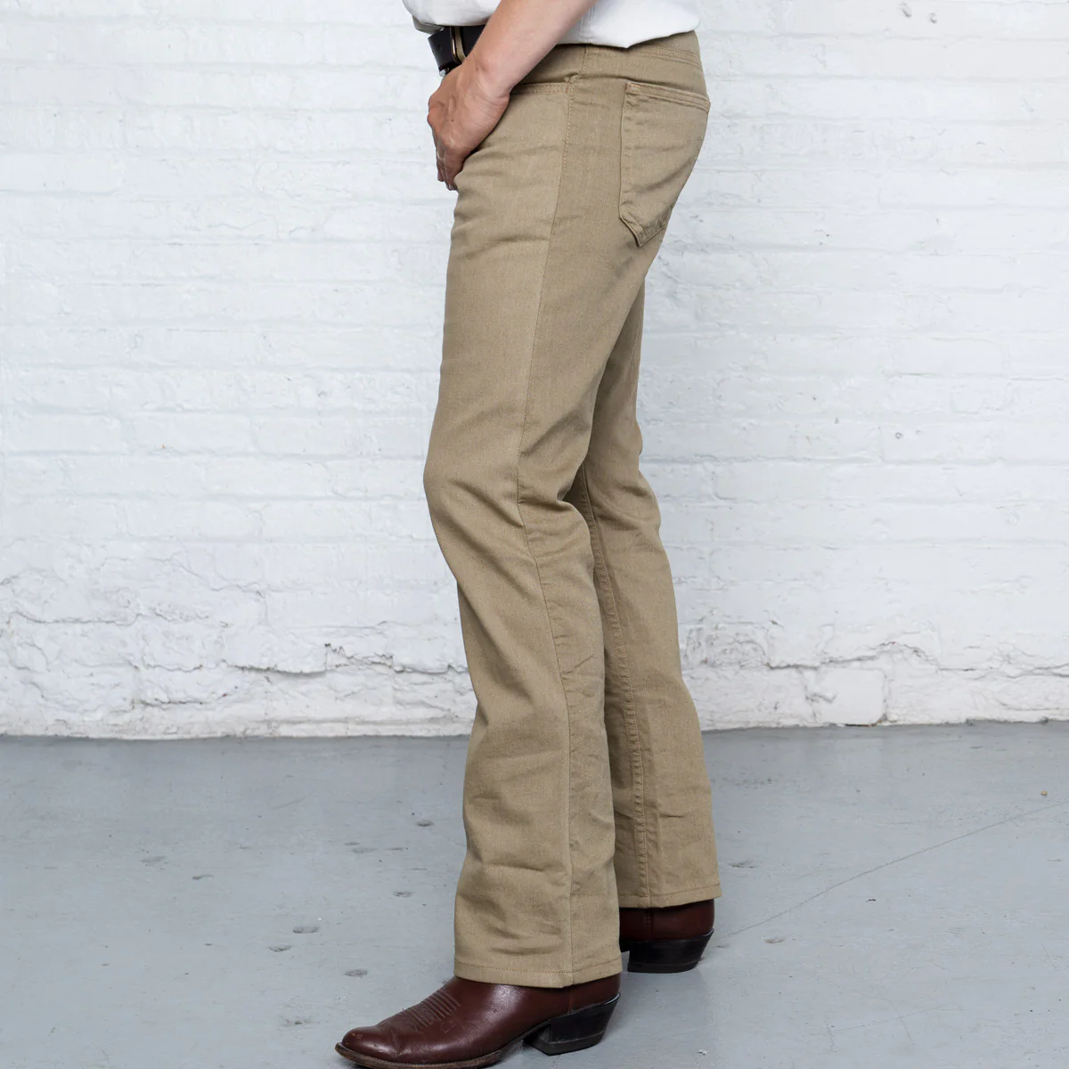 Boot Cut - Khaki - Image 3