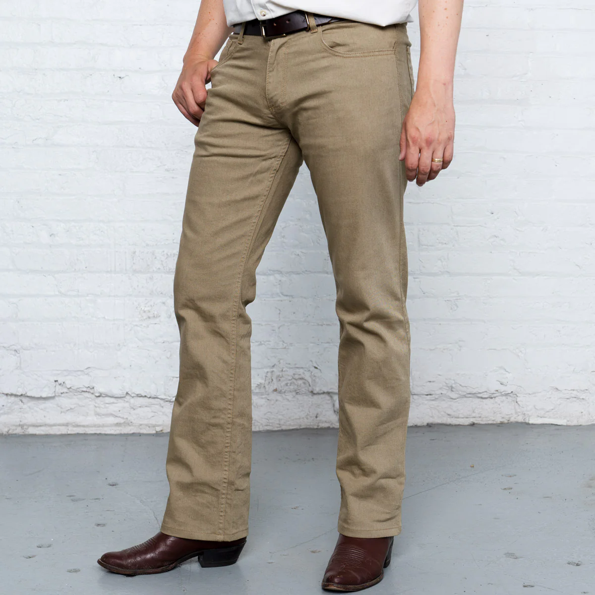 Boot Cut - Khaki - Image 4