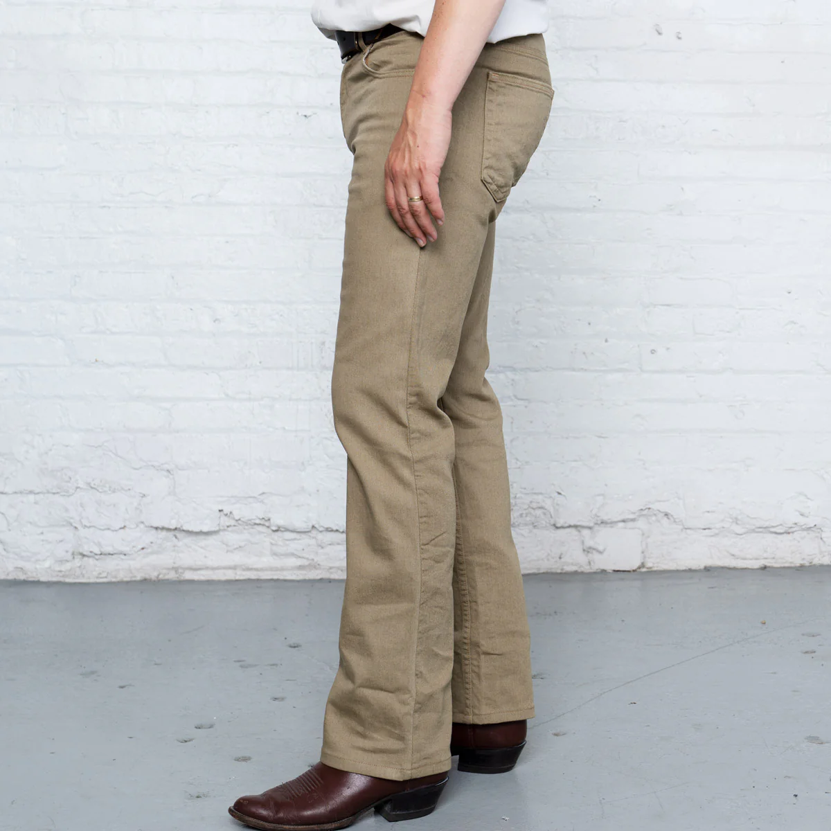 Boot Cut - Khaki - Image 6
