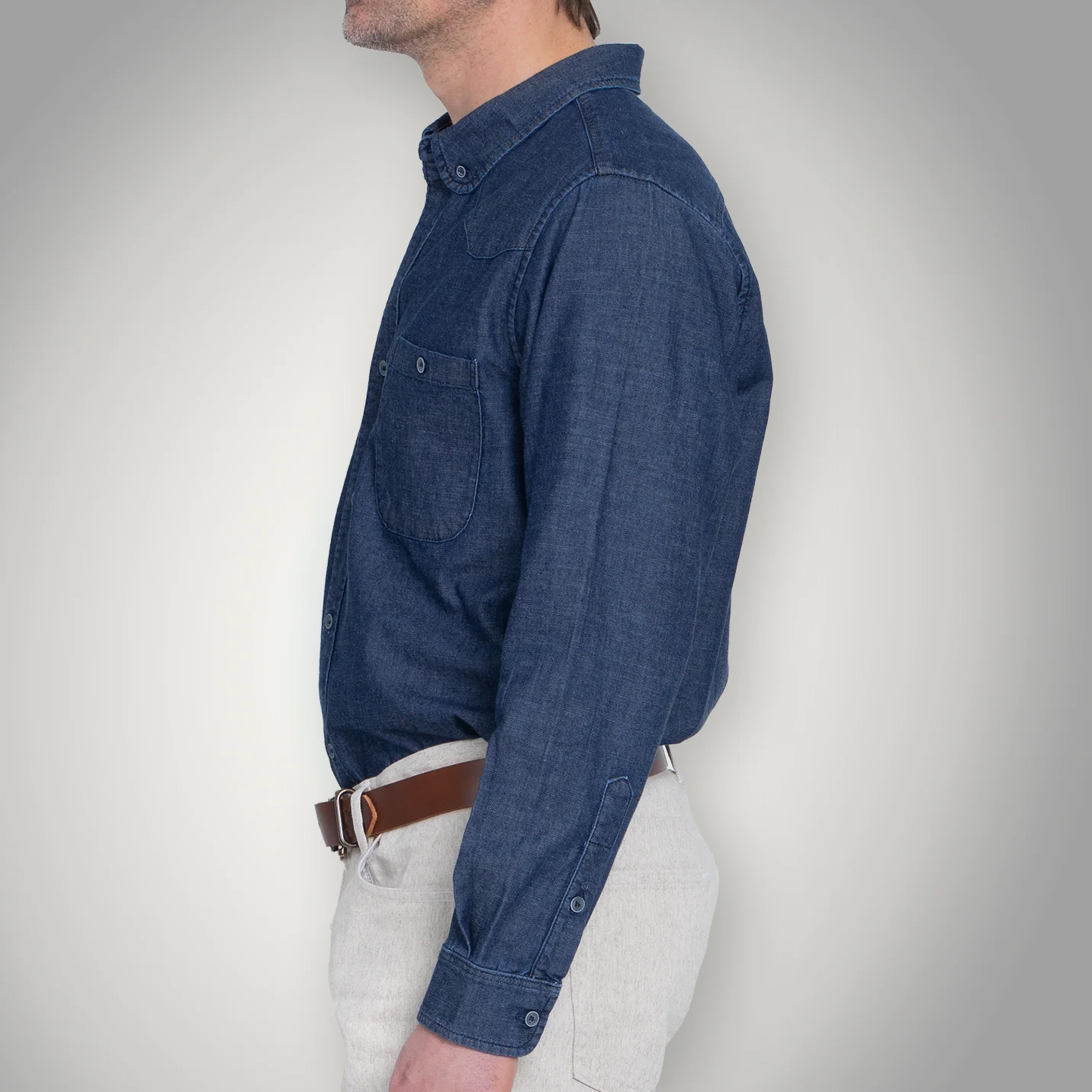 Chicago Club Button Down - Indigo - Image 3