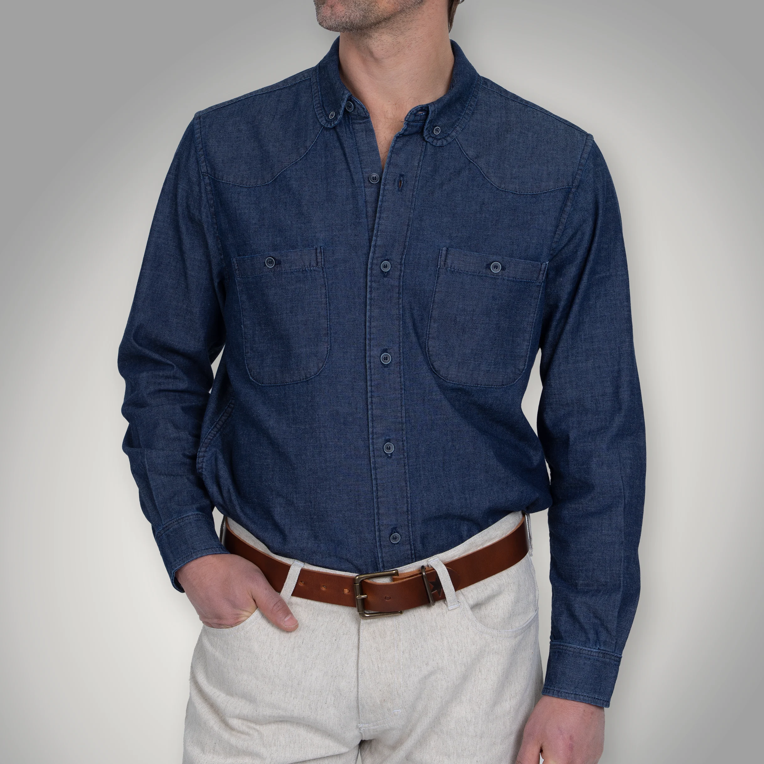 Chicago Club Button Down - Indigo - Image 6