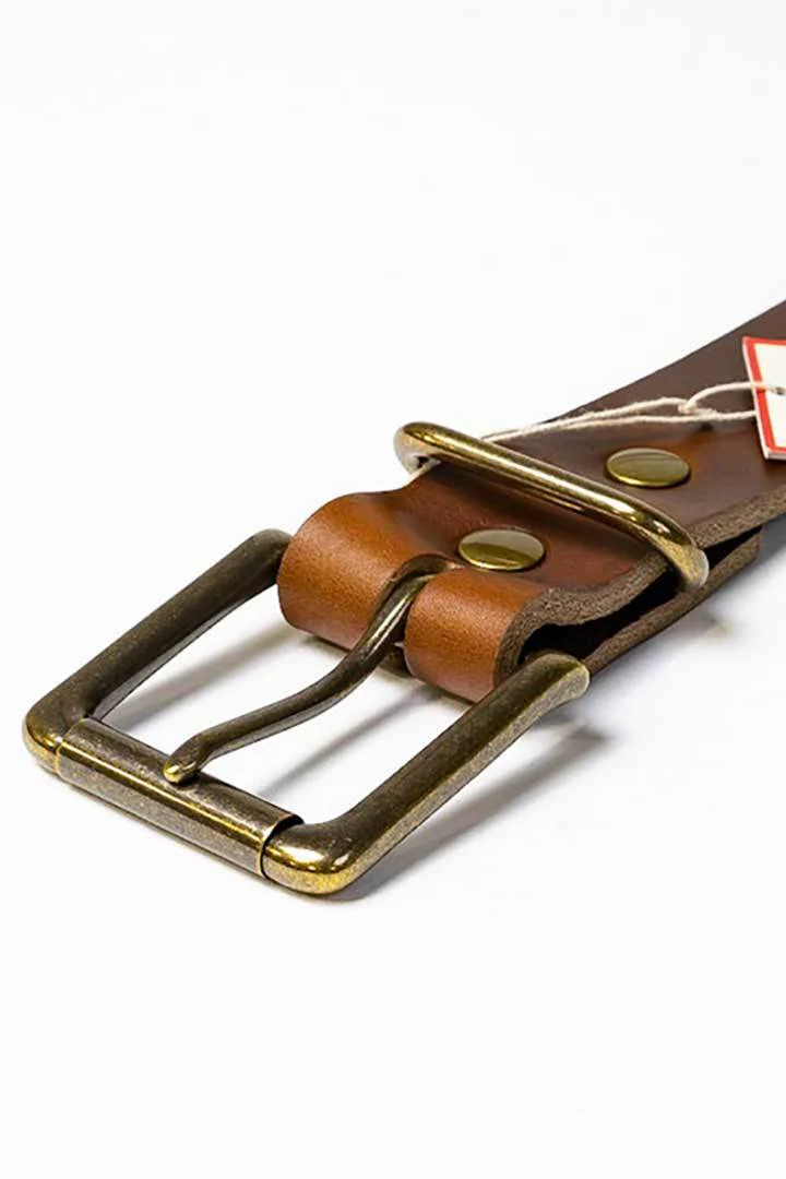 Chicago Tan Leather Belt - Image 4