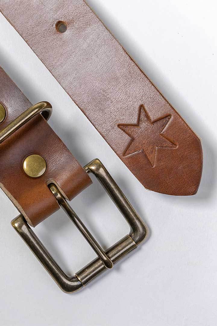 Chicago Tan Leather Belt - Image 7