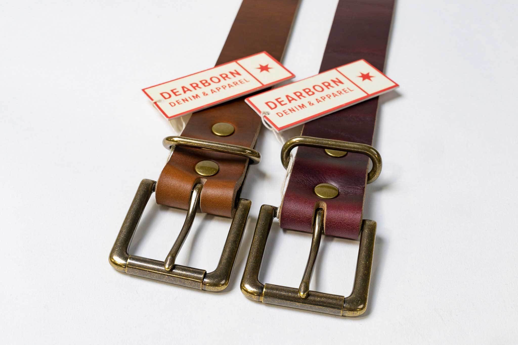 Chicago Tan Leather Belt - Image 8