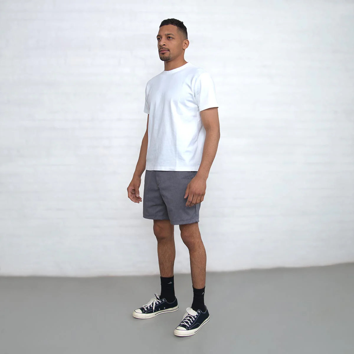Chino Shorts - Grey - Image 3
