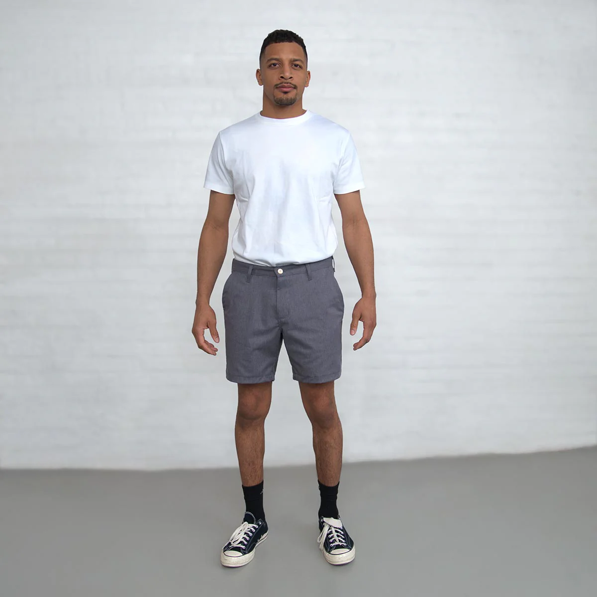 Chino Shorts - Grey - Image 5