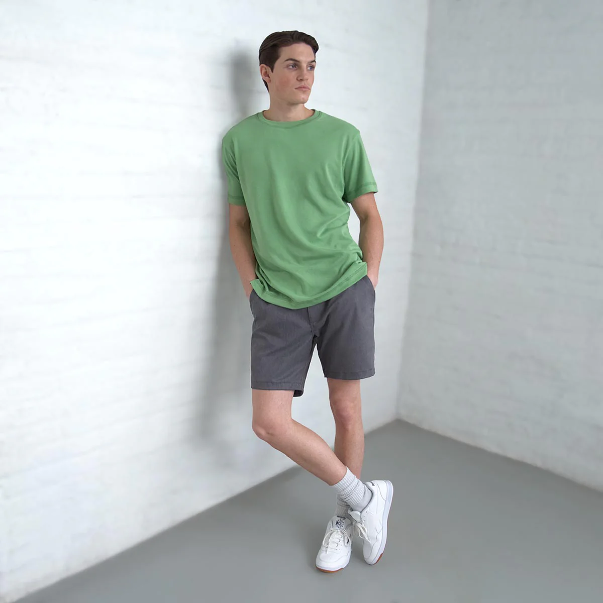Chino Shorts - Grey - Image 6