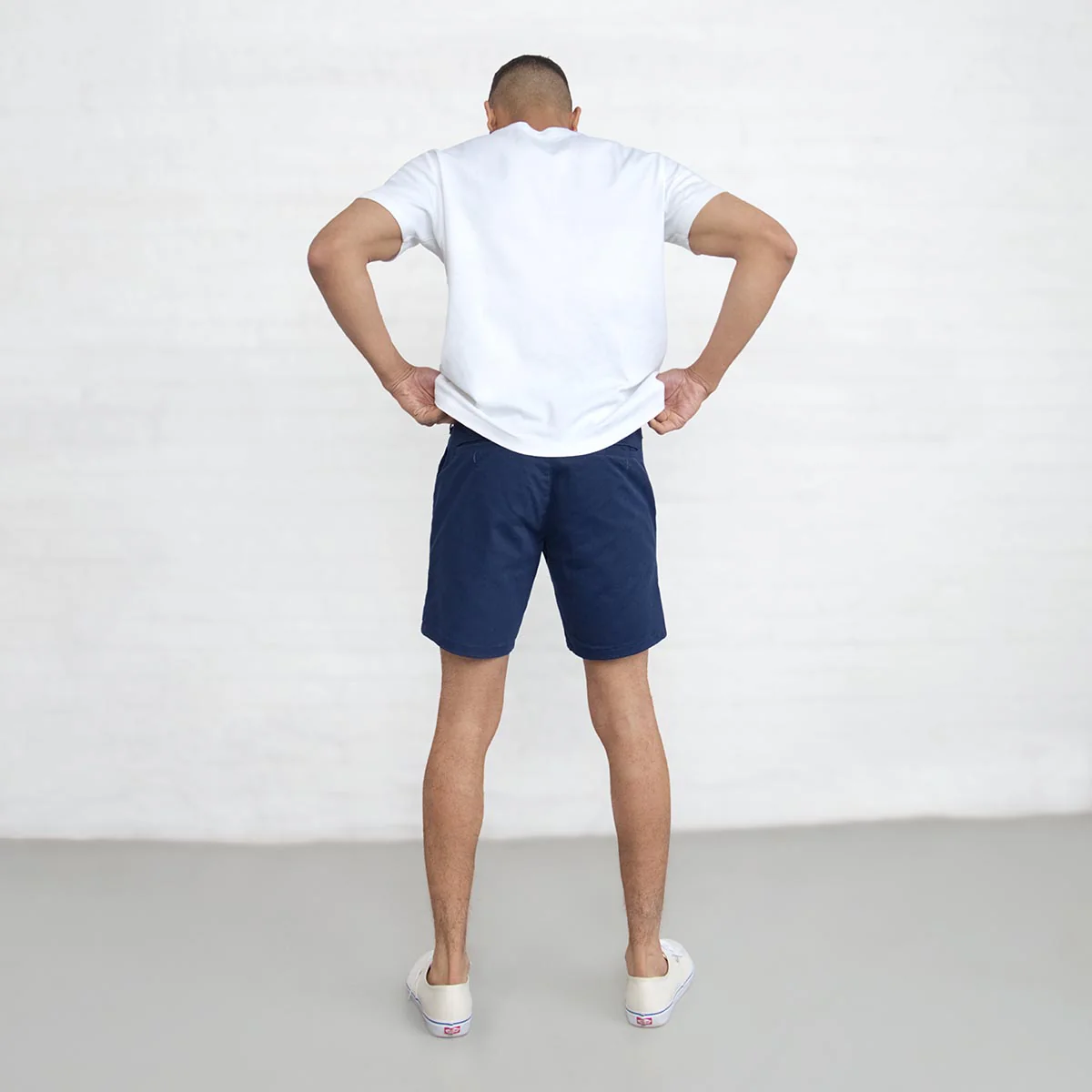 Chino Shorts - Navy - Image 3