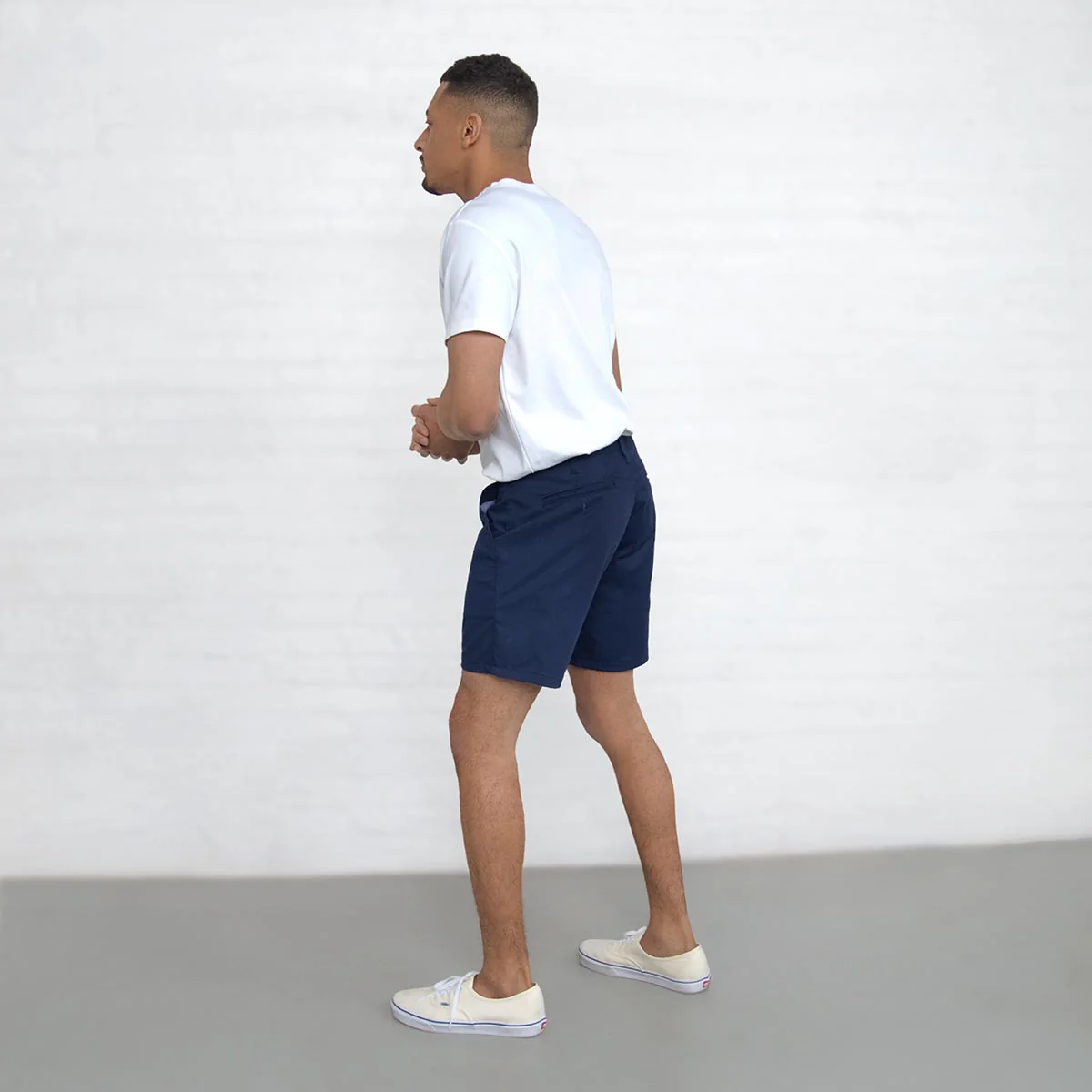 Chino Shorts - Navy - Image 4