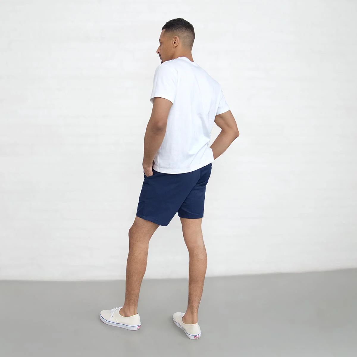 Chino Shorts - Navy - Image 6