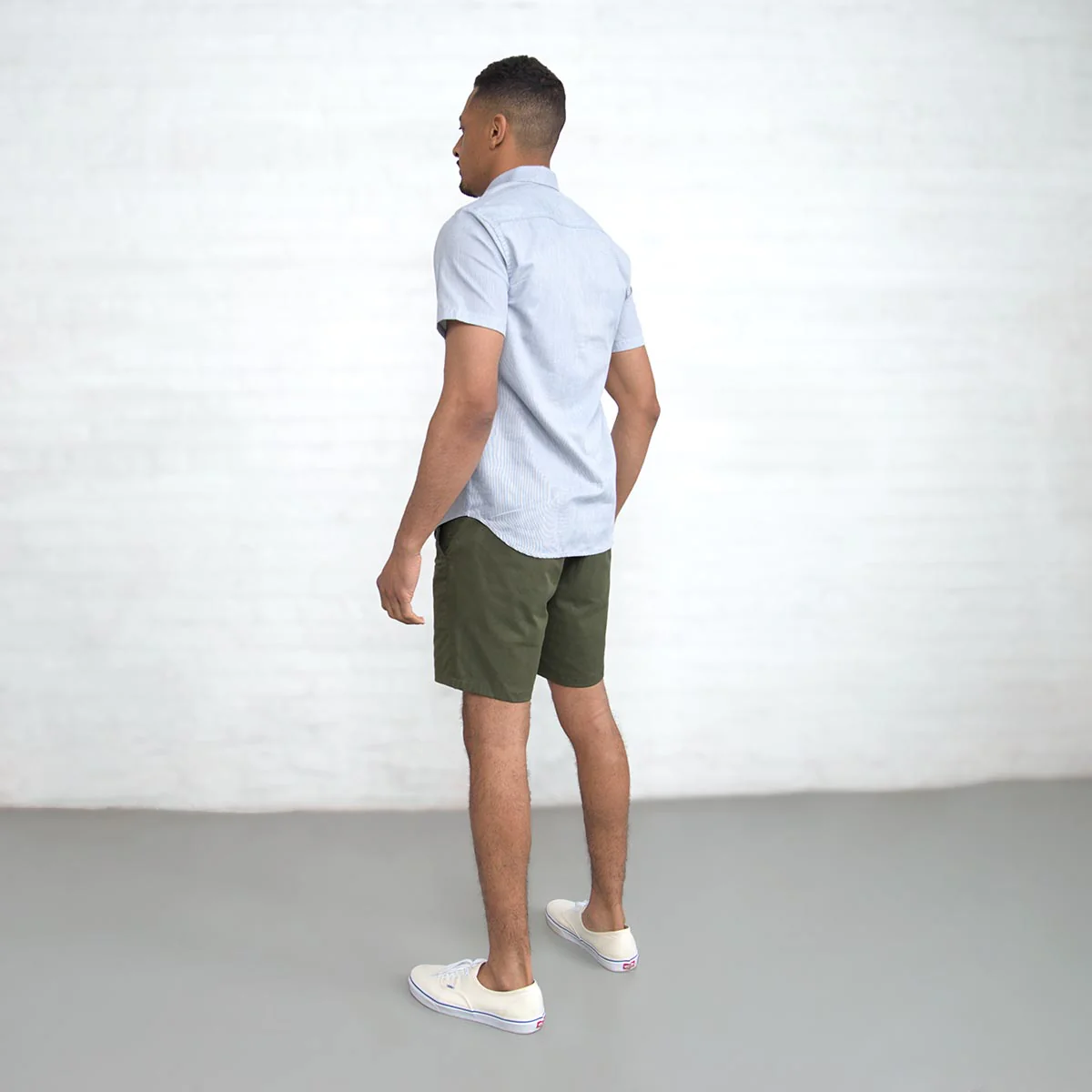 Chino Shorts - Olive - Image 4