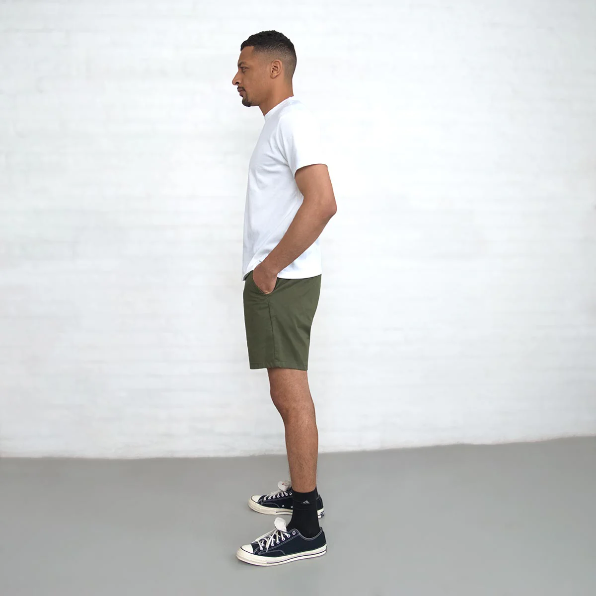 Chino Shorts - Olive - Image 8