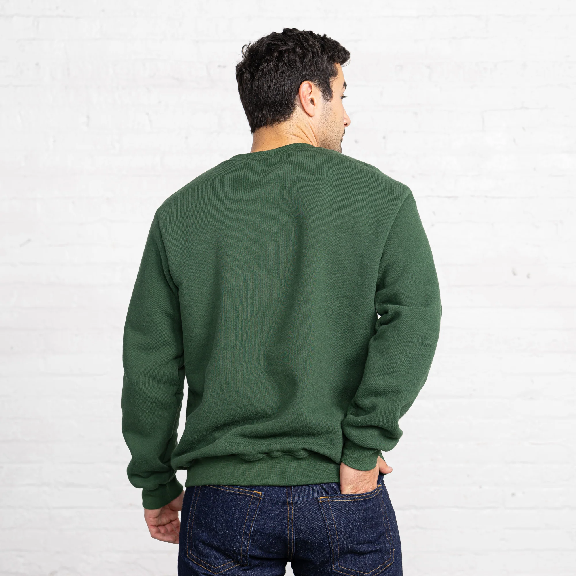 Collegiate Sweatshirt - Green - Image 3