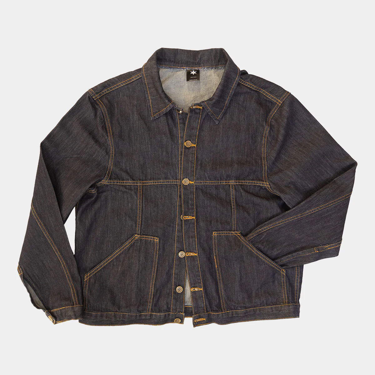 Denim Jacket V1 - Dark Wash - Image 3