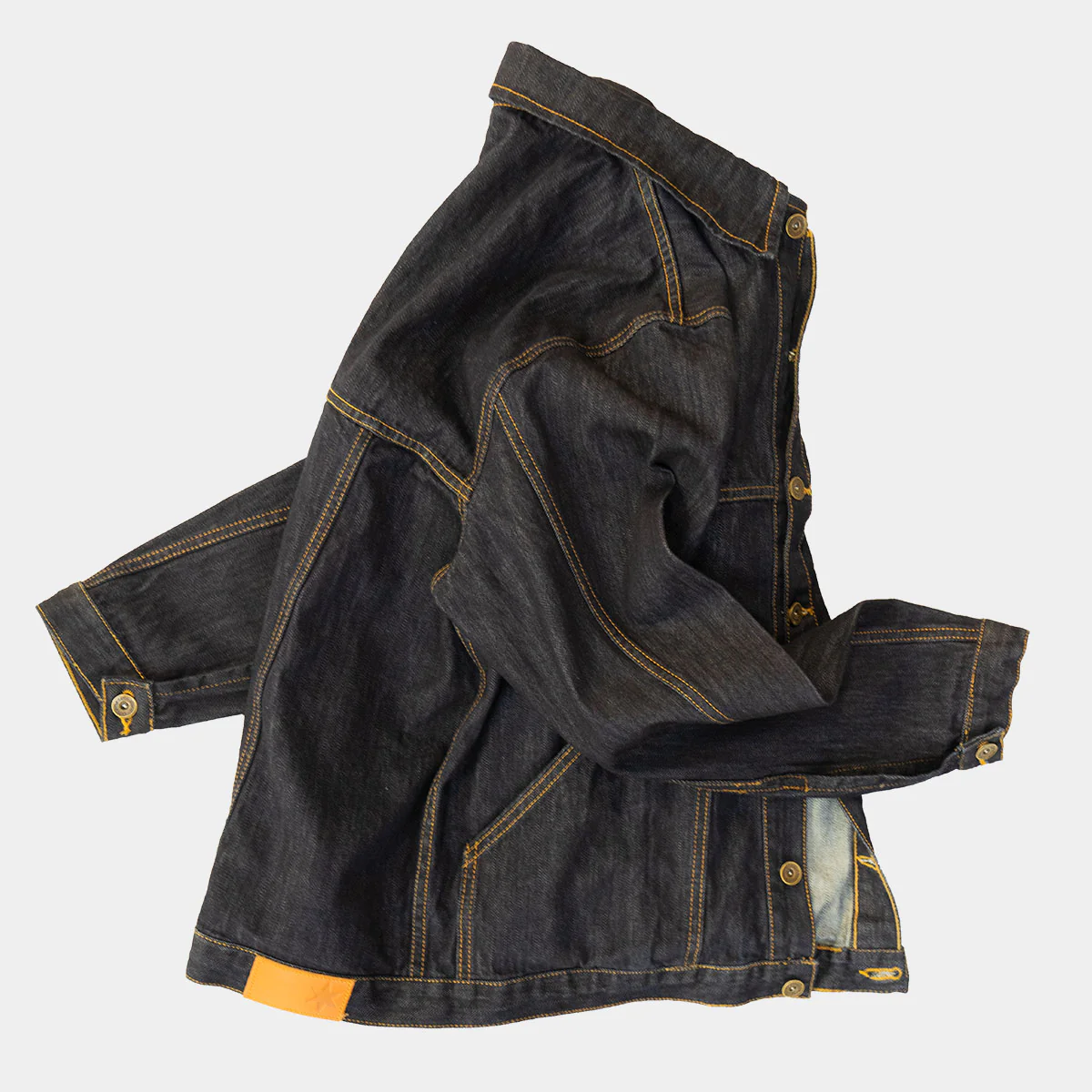 Denim Jacket V1 - Dark Wash - Image 5