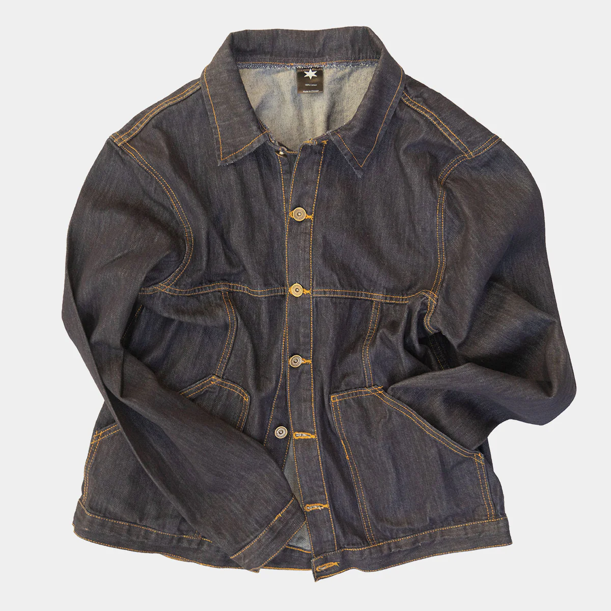 Denim Jacket V1 - Dark Wash - Image 8