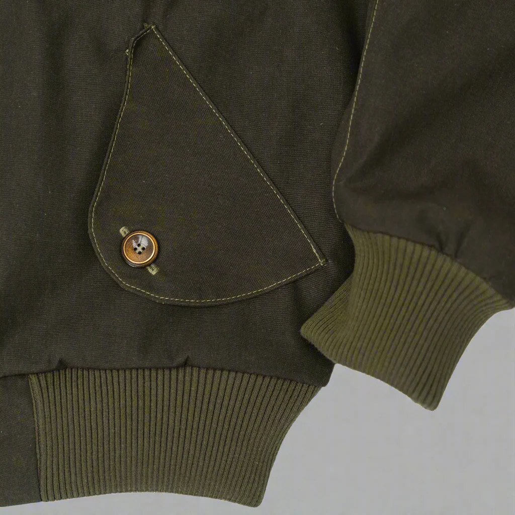 Harrington Jacket - Olive - Image 10