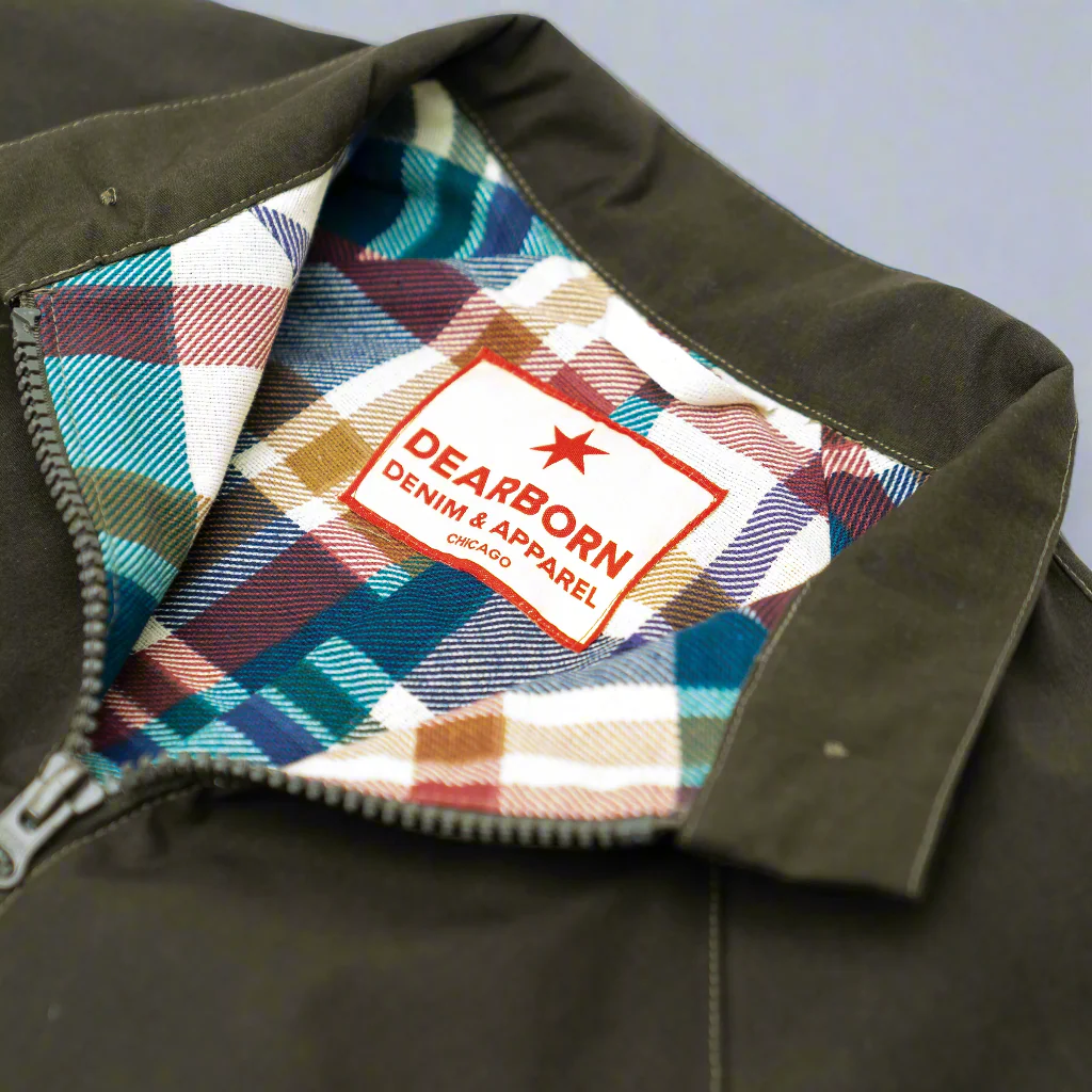 Harrington Jacket - Olive - Image 11