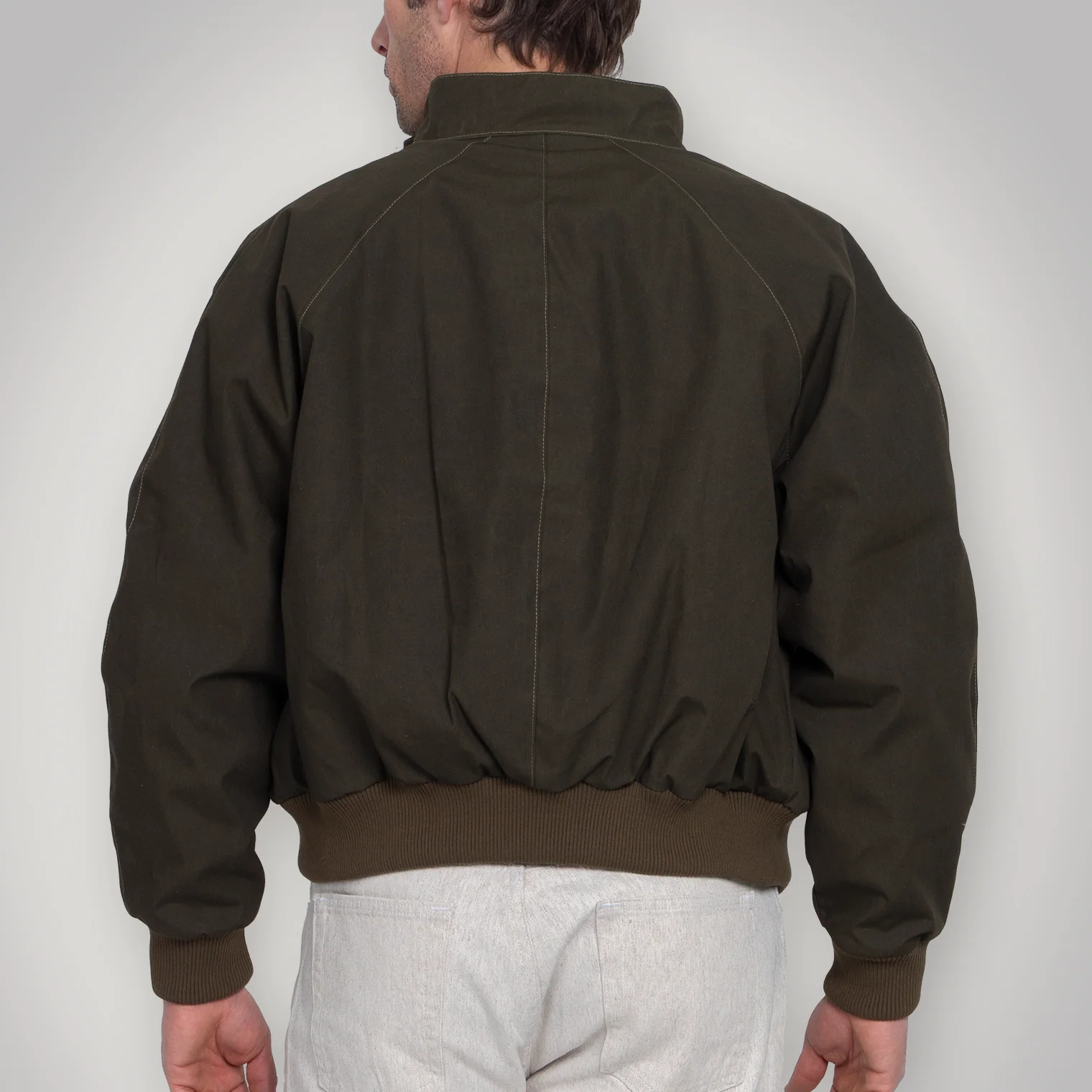 Harrington Jacket - Olive - Image 4
