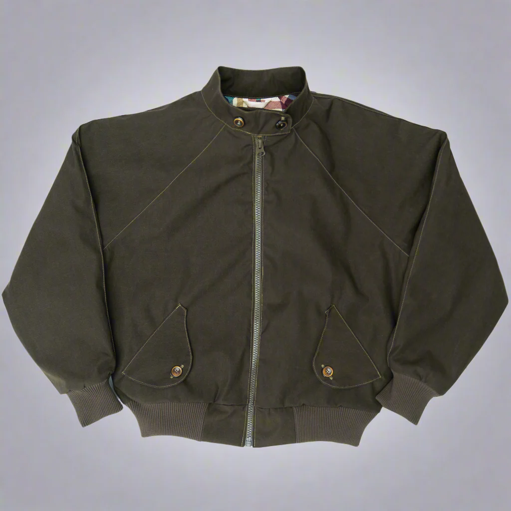 Harrington Jacket - Olive - Image 6