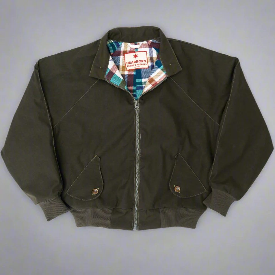 Harrington Jacket - Olive - Image 8
