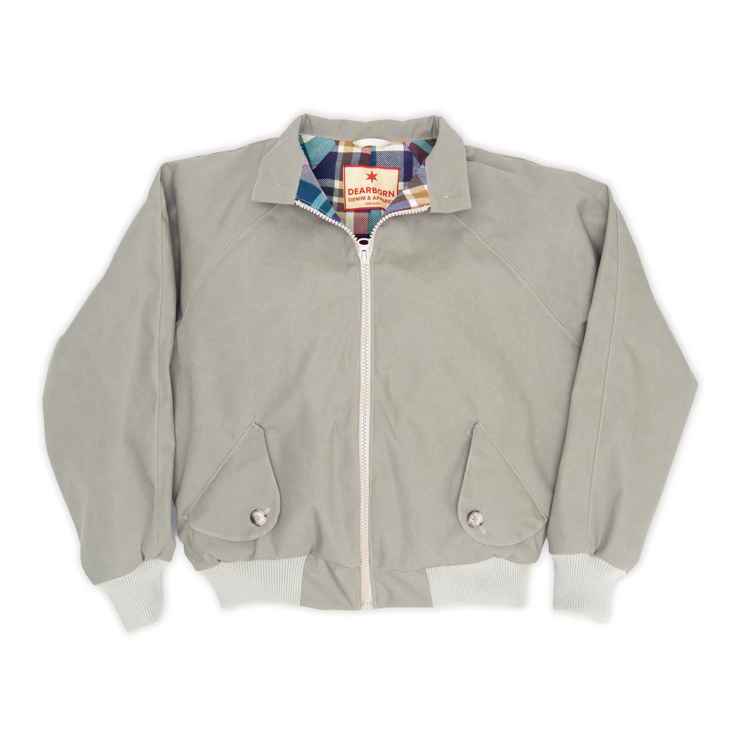 Harrington Jacket - Pewter Cream - Image 10