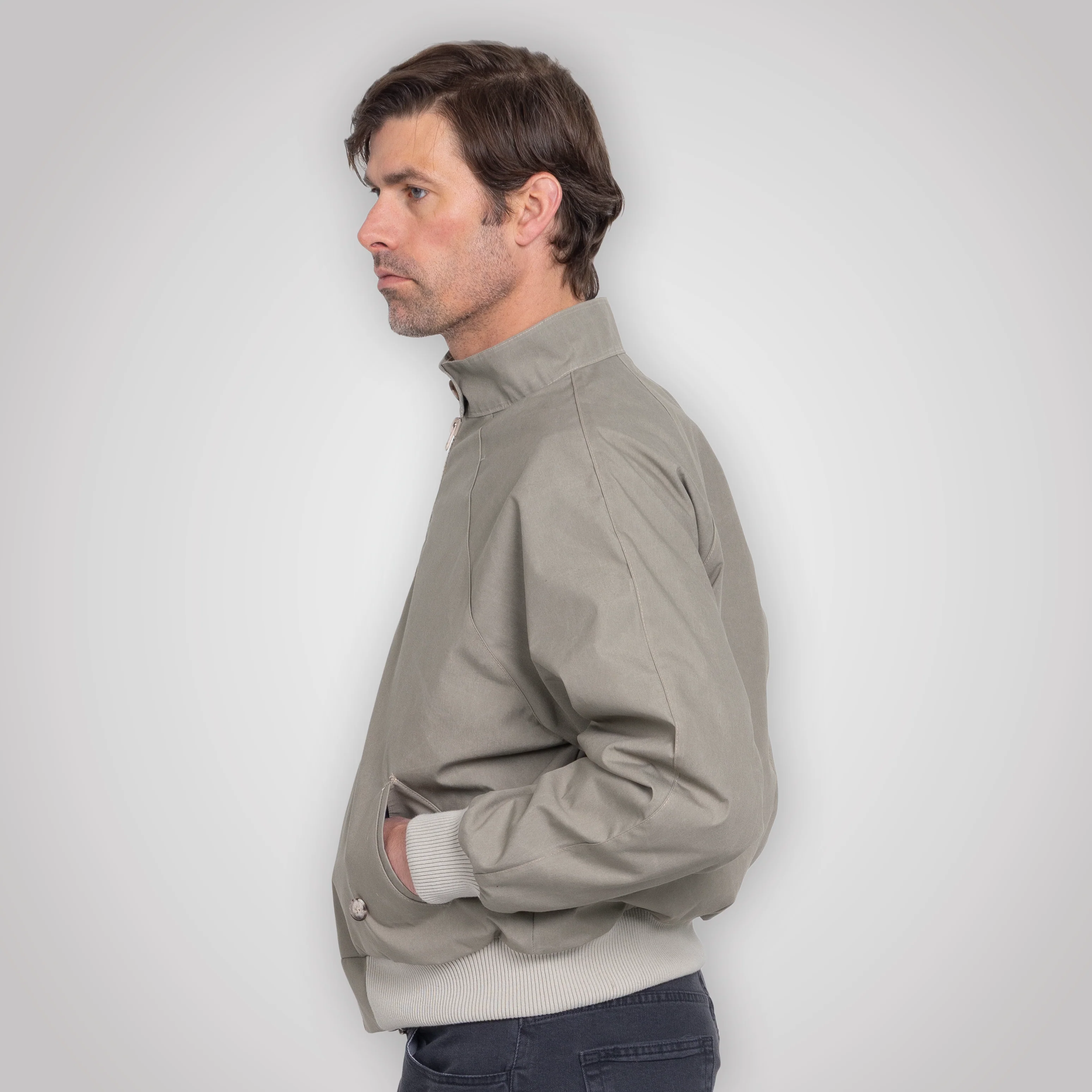 Harrington Jacket - Pewter Cream - Image 21