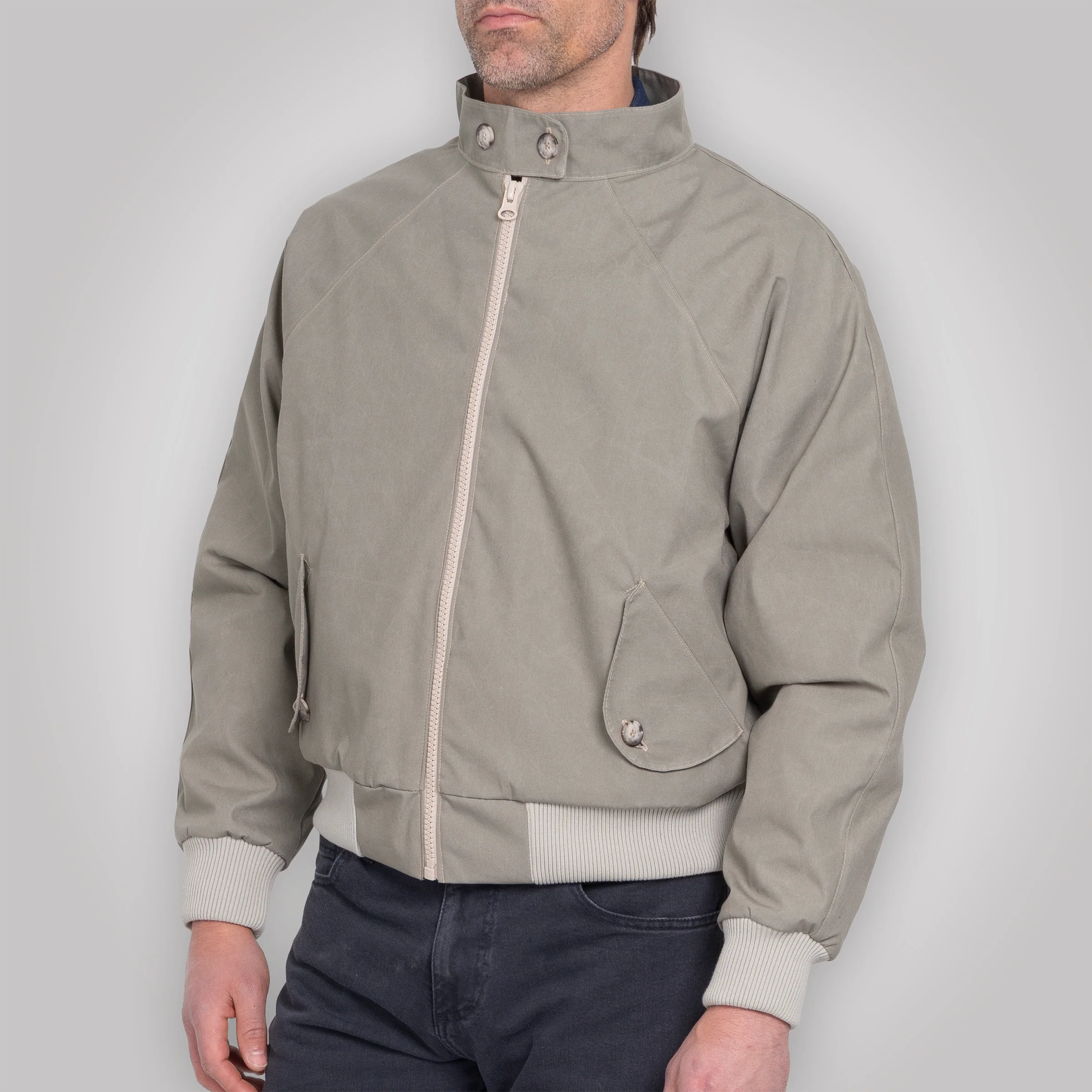Harrington Jacket - Pewter Cream - Image 22