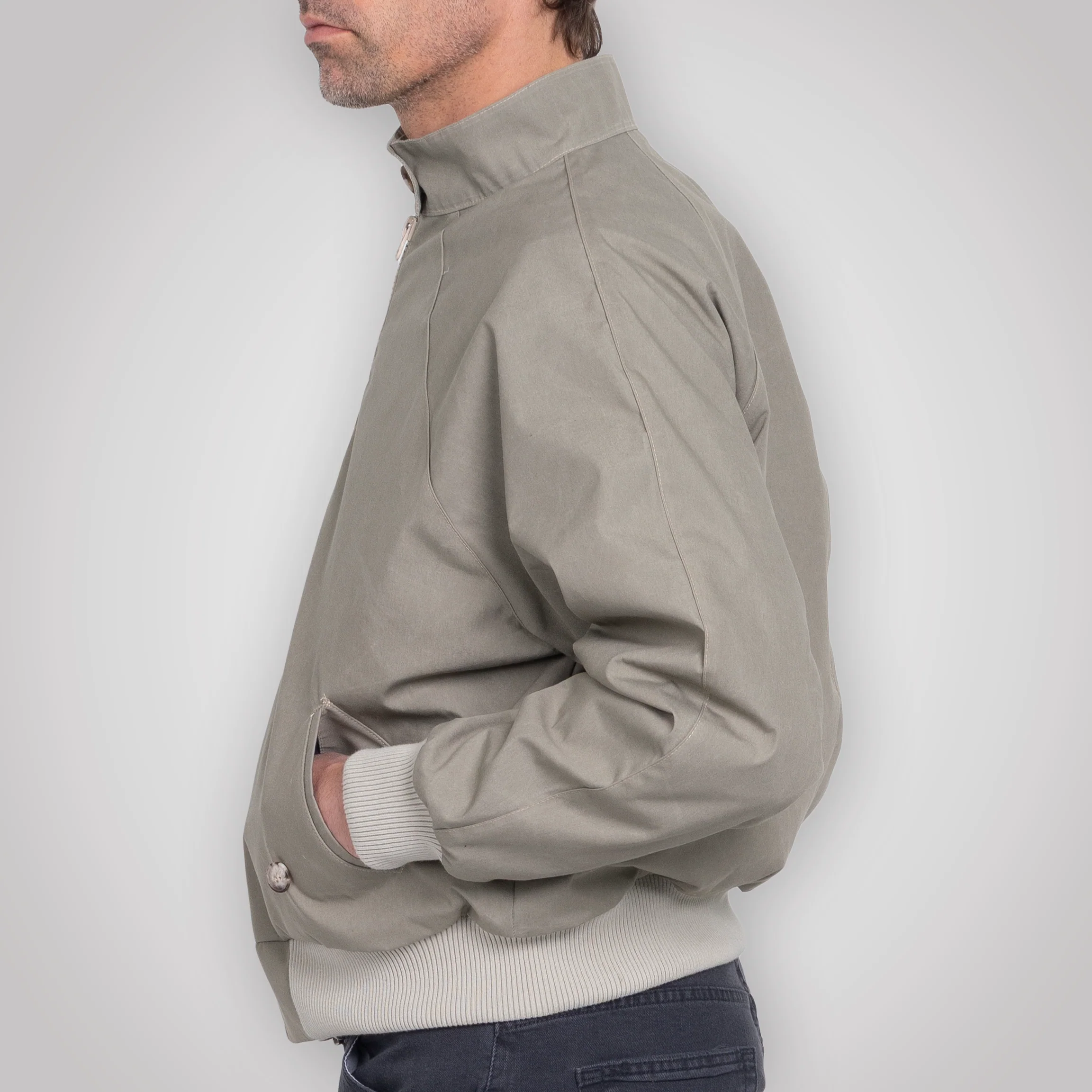 Harrington Jacket - Pewter Cream - Image 6