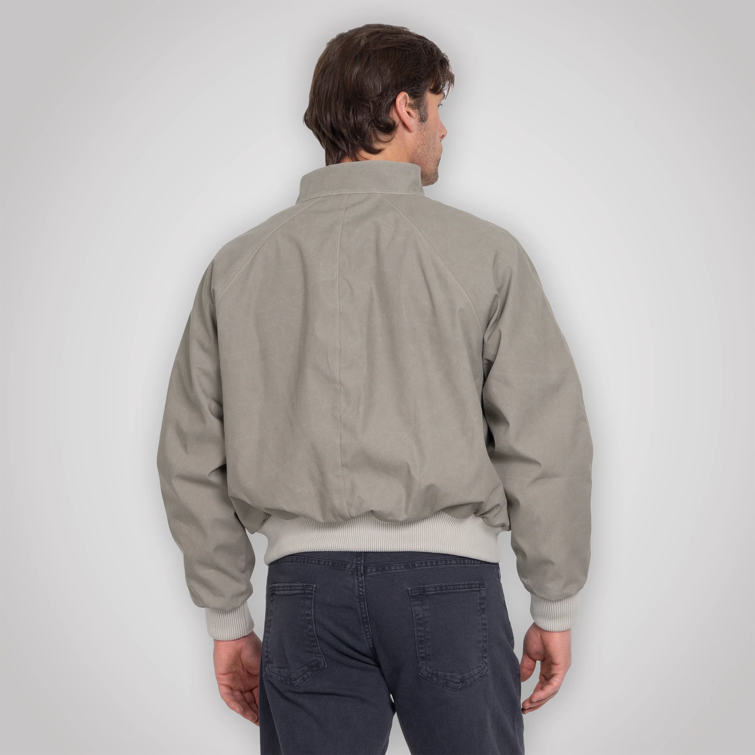 Harrington Jacket - Pewter Cream - Image 7