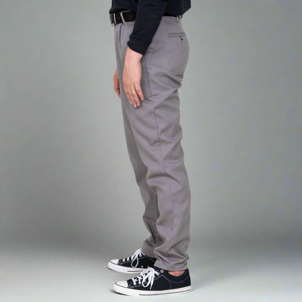 High Rise Chino - Grey - Image 4