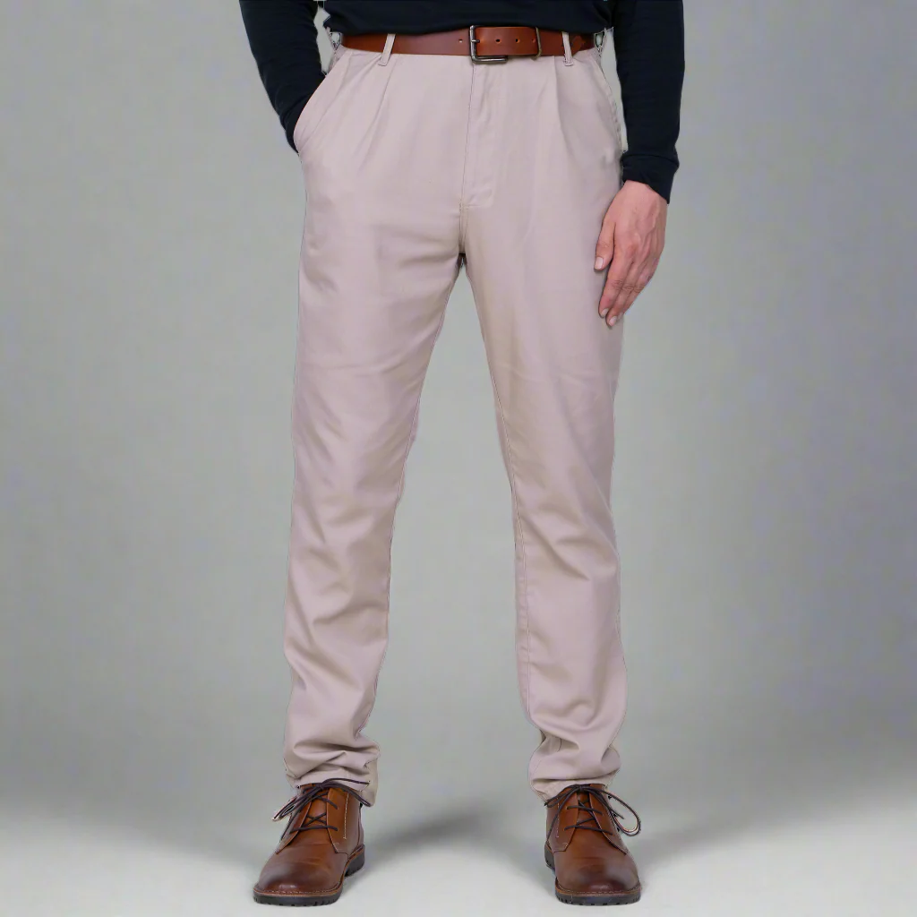 High Rise Chino - Khaki - Image 5