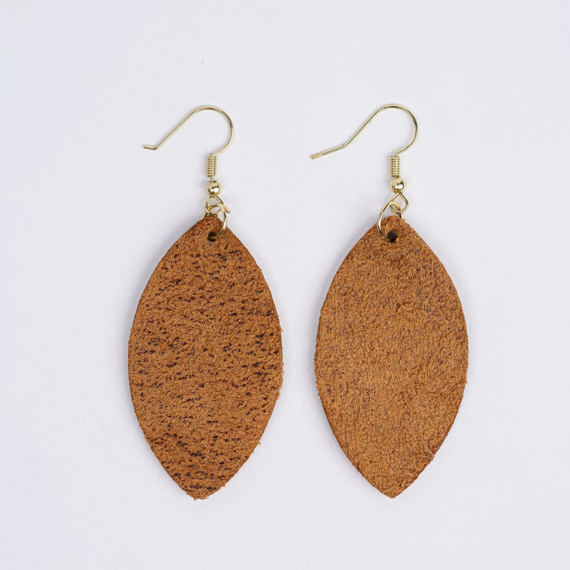 Leather Earrings (leaf) - Image 11