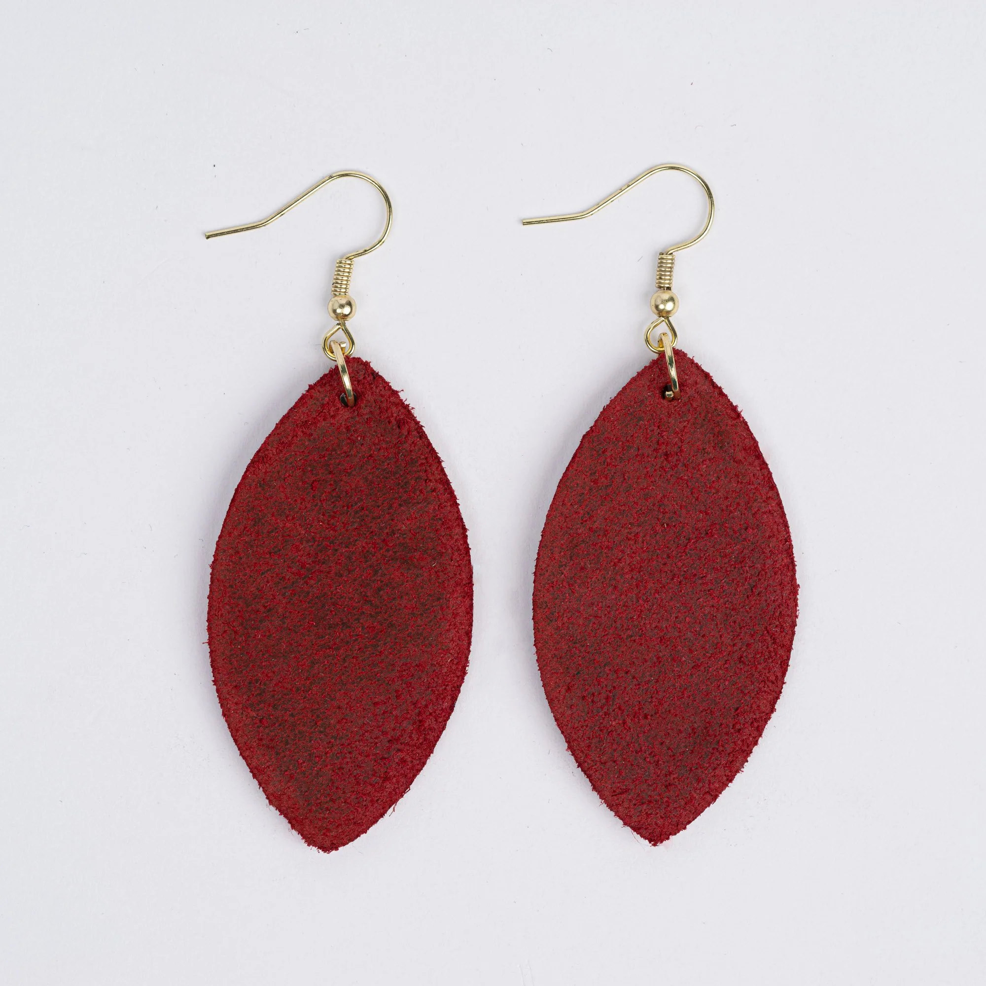 Leather Earrings (leaf) - Image 7