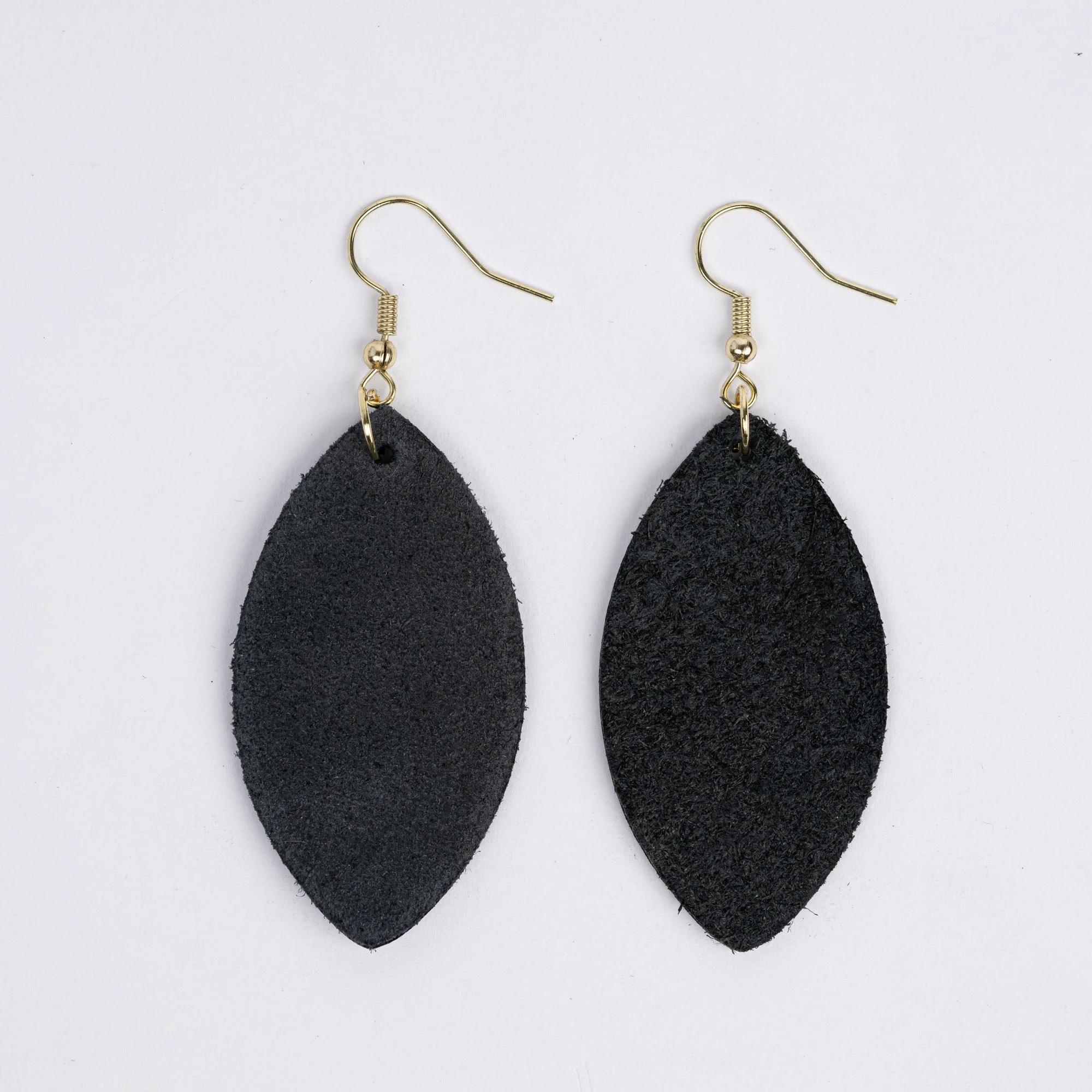 Leather Earrings (leaf) - Image 9