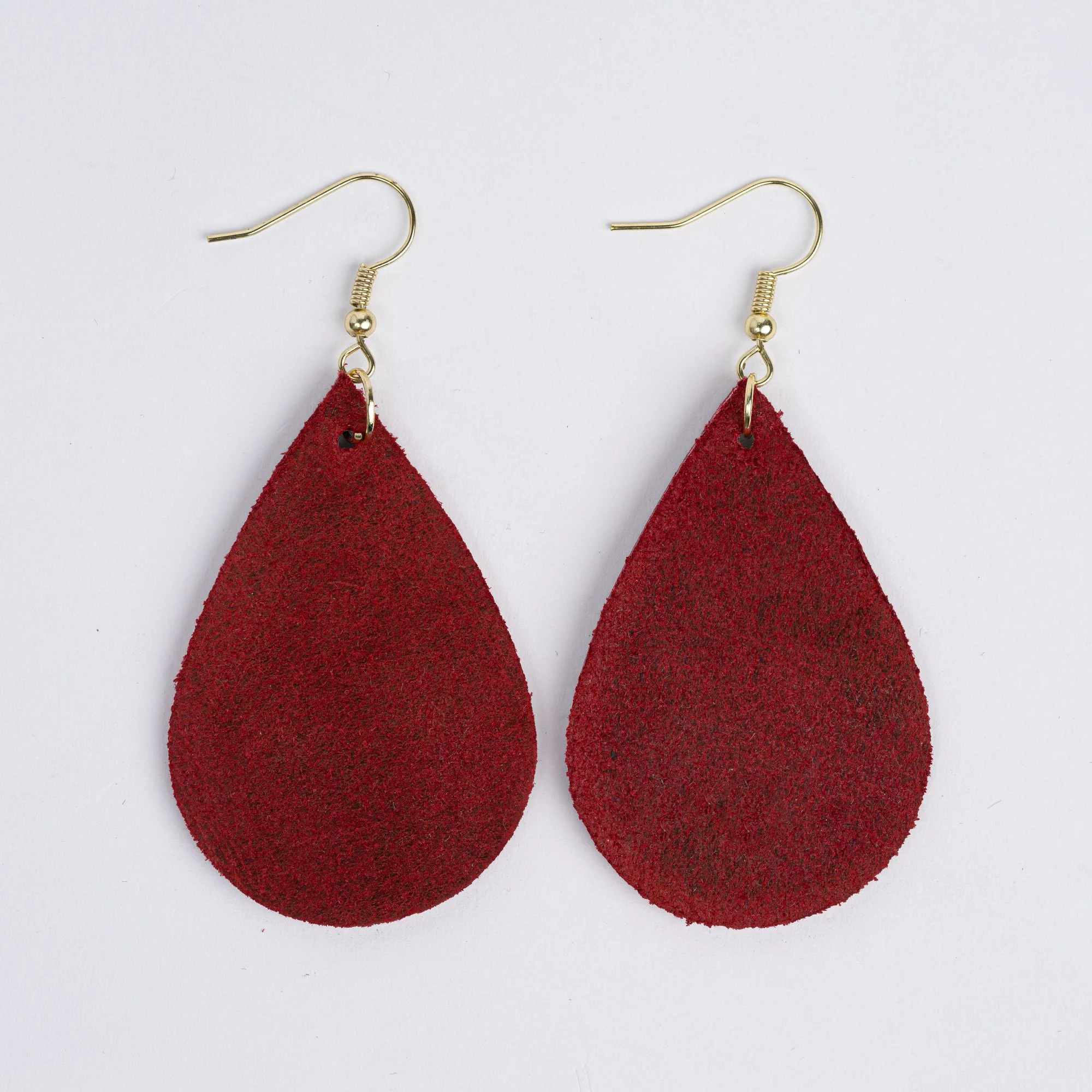 Leather Earrings (teardrop) - Image 3