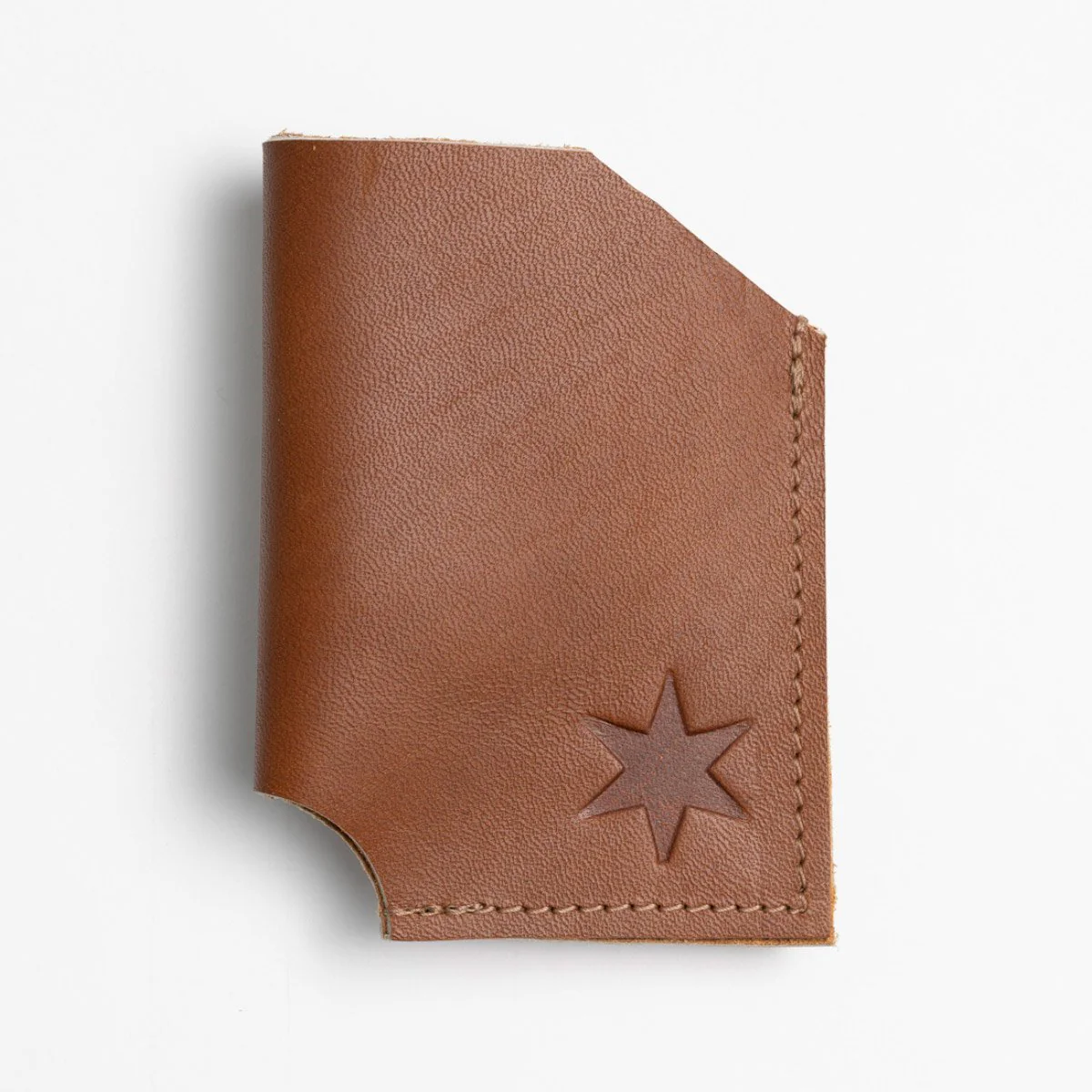 Light Brown Leather Card Holder - Image 4