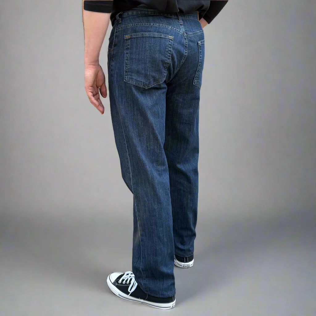 Long Ryder Relaxed fit 12oz USA Stretch Stone Wash - Image 4