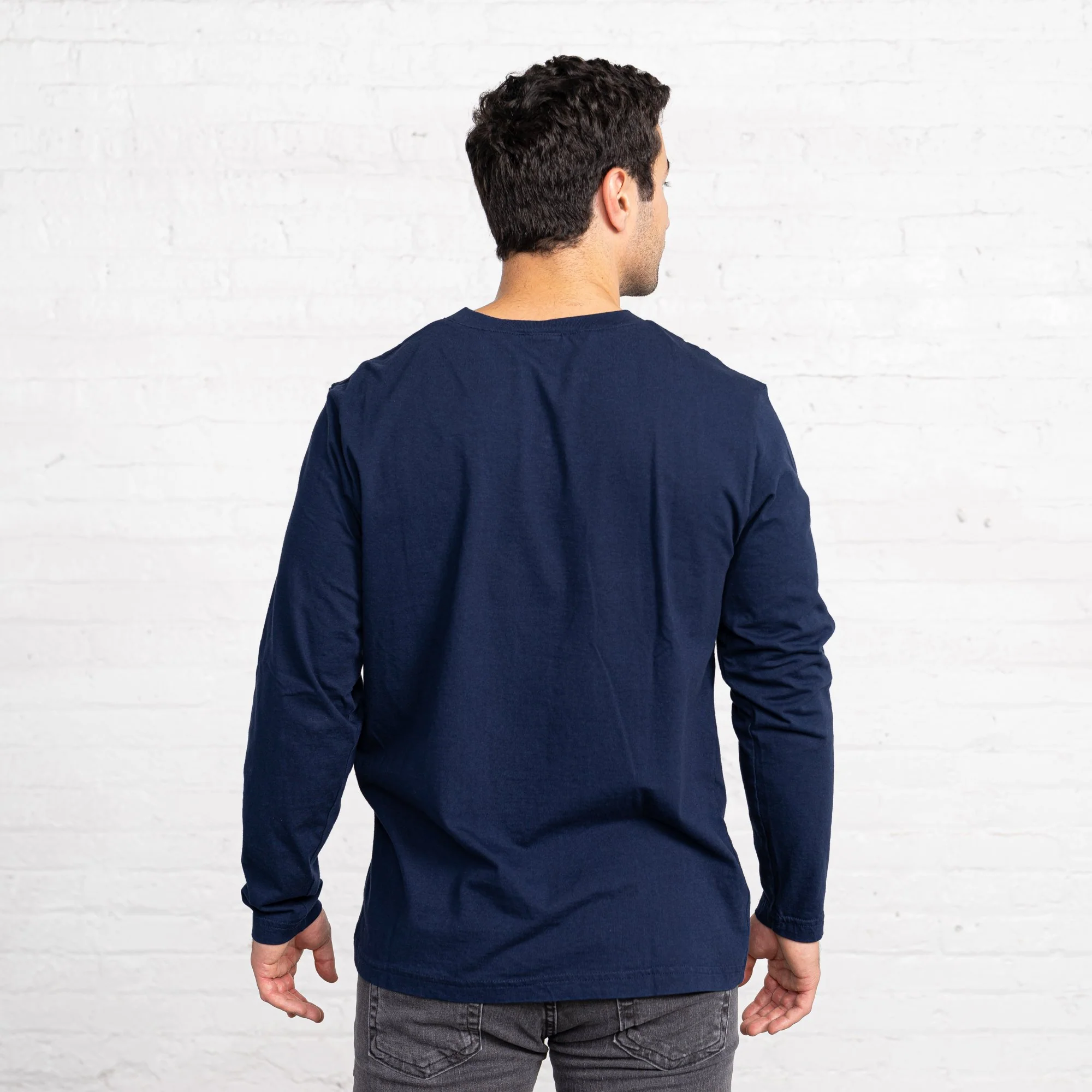 Long Sleeve Henley - Combed Cotton - Image 6